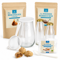 Wasserkefir Starter Set Medium- Wasserkefir selber machen mit Japankristallen + Zubehör