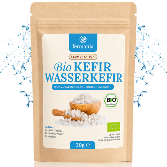 Bio Wasserkefir Kristalle - Japankristalle für sprudelnden Wasserkefir