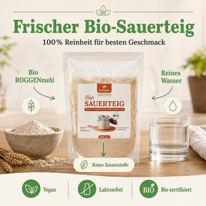 Bio Roggensauerteig 300 g  – Backe dein Sauerteigbrot