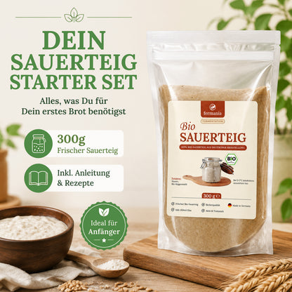 Bio Roggensauerteig 300 g  – Backe dein Sauerteigbrot
