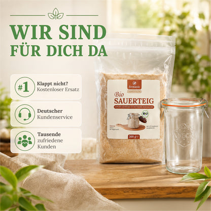 Bio Roggensauerteig 300 g  – Backe dein Sauerteigbrot