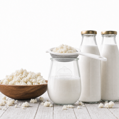 Milchkefir Starter Set – Milchkefir selber machen mit Bio-Kefirknollen + Zubehör