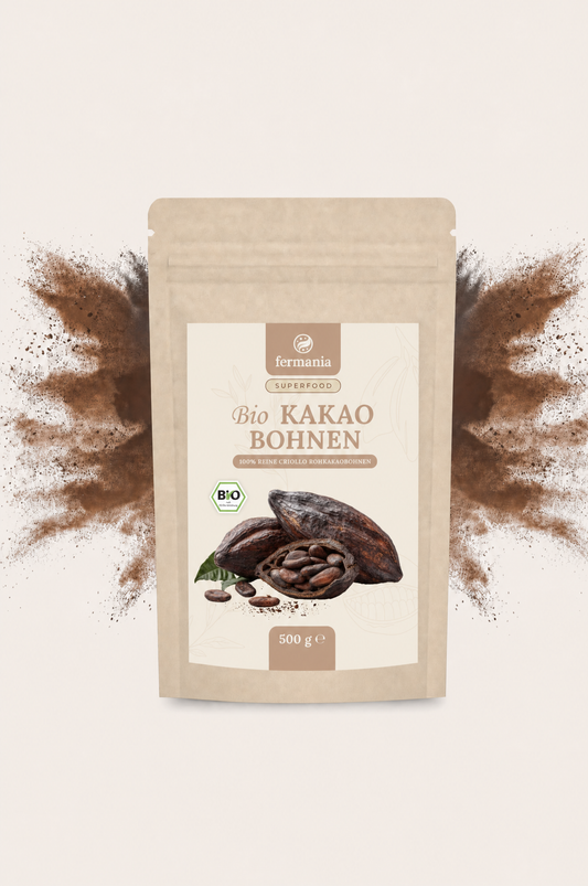Rohe Kakaobohnen kaufen: Dein Bio Rohkost Genuss (500 g)