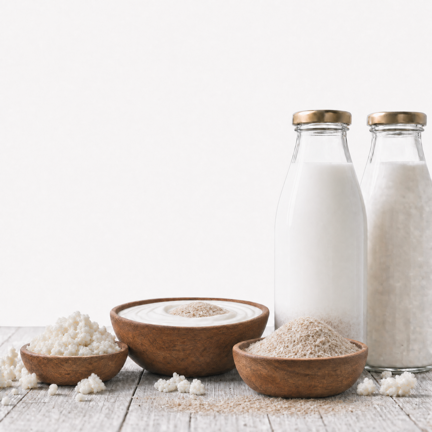 Milchkefir Medium Starter Set – Milchkefir selber machen mit Bio-Kefirknollen + Zubehör