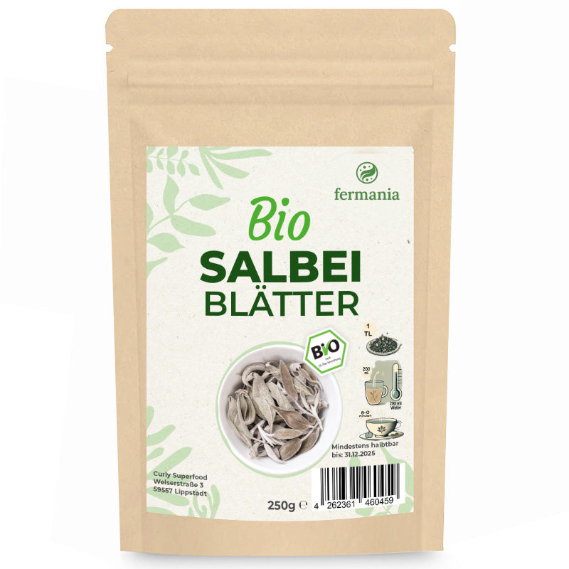 Bio Salbeiblätter getrocknet & geschnitten
