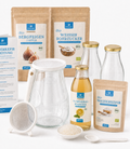 Wasserkefir Starter Set Premium- Wasserkefir selber machen mit Japankristallen + Zubehör