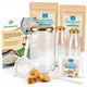 Wasserkefir Starter Set- Wasserkefir selber machen mit Japankristallen + Zubehör