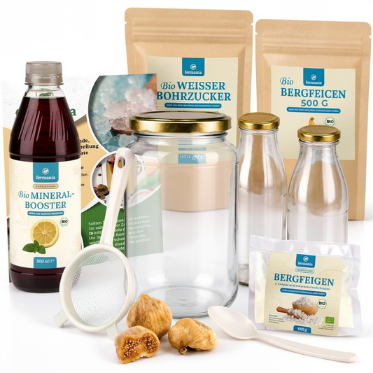 Wasserkefir Starter Set Premium- Wasserkefir selber machen mit Japankristallen + Zubehör