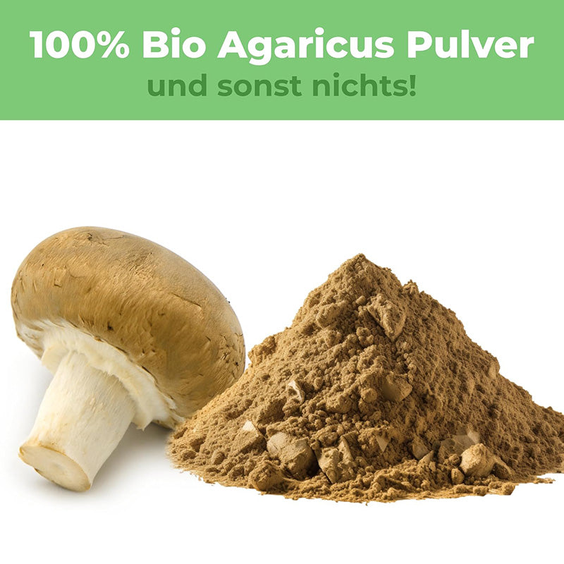 Agaricus Blazei - Mandelpilz Pulver | Bio 125g