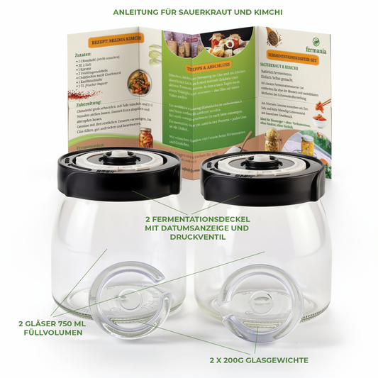 Gemüse Fermentations-Starterset – Kimchi & Sauerkraut einfach selber machen